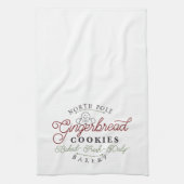Noordpool Gingerbread Cookie Vakantie Kerstmis Theedoek (Verticaal)