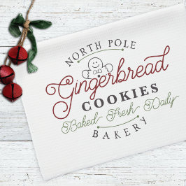 Noordpool Gingerbread Cookie Vakantie Kerstmis Theedoek