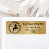 Noordpool (goedgekeurd etiket) voor de Sinterklaas Etiket (Insitu)