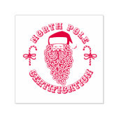 Noordpool goedkeuring door Sinterklaas met suikerr Zelfinktende Stempel (Design)