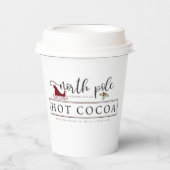 Noordpool-heetcacao Papieren Bekers (Voorkant)