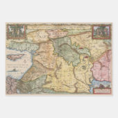 Noordpool Heilige Land Zeldzame Kaarten | Inpakpapier Vel (Voorkant 3)