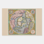 Noordpool Heilige Land Zeldzame Kaarten | Inpakpapier Vel (Voorkant 2)