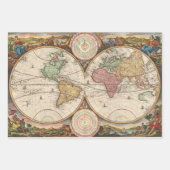 Noordpool Heilige Land Zeldzame Kaarten | Inpakpapier Vel (Voorkant)