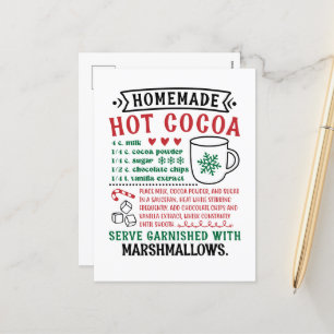 Noordpool Hot Chocolate Recept Feestdagenkaart