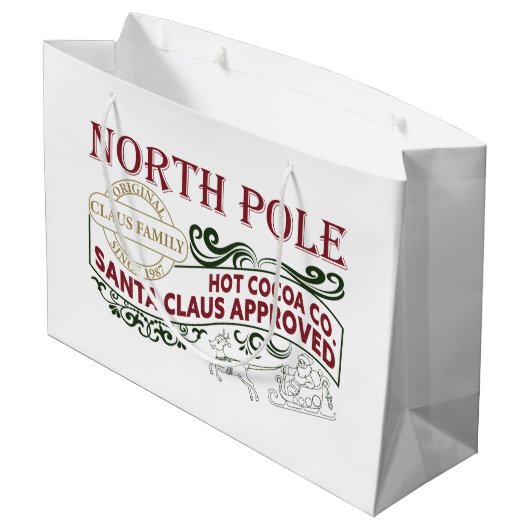 Noordpool Hot-coaca woordpartij Groot Cadeauzakje (Achterkant Gekanteld)