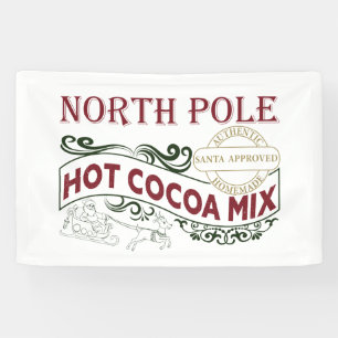 Noordpool Hot Cocoa Mix Kerstfeest Spandoek