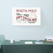 Noordpool Hot Cocoa Mix Kerstfeest Spandoek (Beurs)