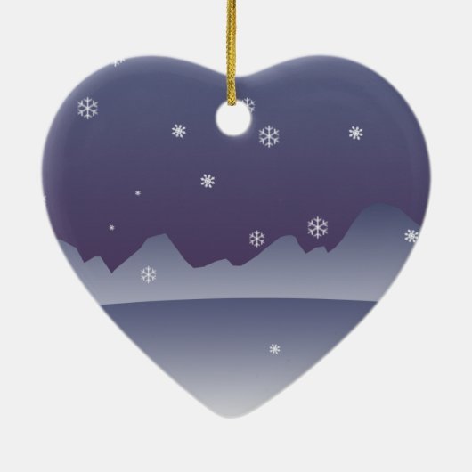 Noordpool Keramisch Ornament (Achterkant)