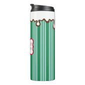 Noordpool Kerst Elf Koffie Reizen Tumbler Thermosbeker (Geroteerd rechts)