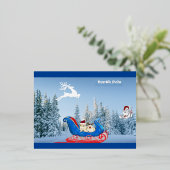Noordpool Kerst Kaart (Staand Voorkant)