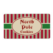 Noordpool Kerst Koekjes Cadeautags Labels (Voorkant)