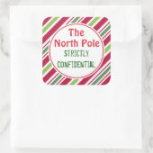 Noordpool Kerst Vertrouwelijke Gift Labels (Tas)