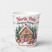 Noordpool Kerstbakkerij Papieren Bekers (Achterkant)