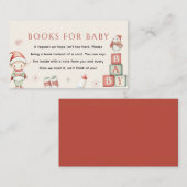 Noordpool Kerstbezorging Boeken voor Baby Informatiekaartje (Voorkant / Achterkant)