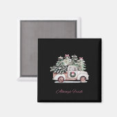 Noordpool Kerstboom Boerderij Altijd Fris Xmas W Magneet (Voorkant / Achterkant)