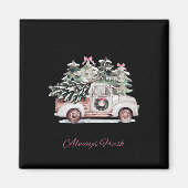 Noordpool Kerstboom Boerderij Altijd Fris Xmas W Magneet (Voorkant)