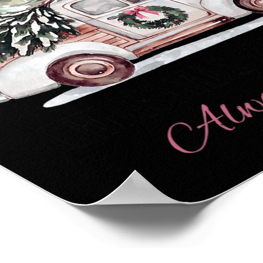 Noordpool Kerstboom Boerderij Altijd Fris Xmas W Poster (Hoek)