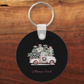 Noordpool Kerstboom Boerderij Altijd Fris Xmas W Sleutelhanger (Voorkant)