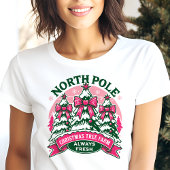 Noordpool Kerstboom Boerderij  Vakantie Tri-Blend Shirt