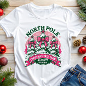 Noordpool Kerstboom Boerderij  Vakantie Tri-Blend Shirt