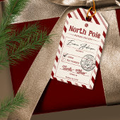 Noordpool Kerstcadeautag van Sinterklaas Cadeaulabel