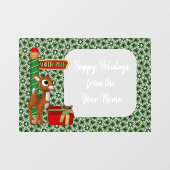 Noordpool - kerstfeestdag - speciaal aangepast raamsticker (Vel)