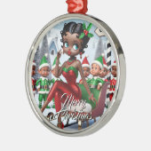 Noordpool Kerstgroeten Metalen Ornament (Links)