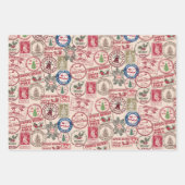 Noordpool kerstinpakpapier van Santa Inpakpapier Vel (Voorkant 2)