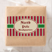 Noordpool kerstlabels etiket (Insitu)