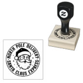 Noordpool Kerstman Express Speciale Levering Rubberstempel (Gestempeld)