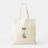 Noordpool Kerstmis gepersonaliseerd Tote Bag (Achterkant)