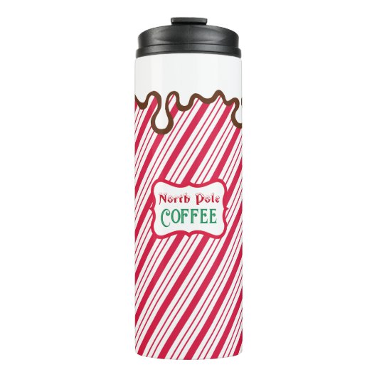Noordpool Kerstmis Koffie Reizen Tumbler Thermosbeker (Voorkant)