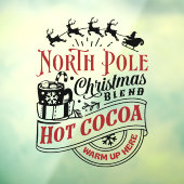 Noordpool Kerstmis mix woord kunst Raamsticker (Vel 3)