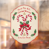 Noordpool Kerstworkshop snoepriet dromen Raamsticker (Vel 2)