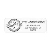 Noordpool klas Santa Seal goedgekeurd Etiket (Voorkant)