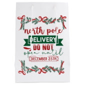 Noordpool Levering Kerstmis Medium Cadeauzakje (Achterkant)