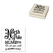 Noordpool levering niet open tot 25 dec rubberstempel (Gestempeld)