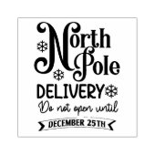 Noordpool levering niet open tot 25 dec rubberstempel (Afrduk)