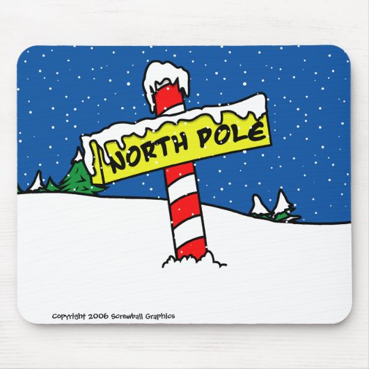 Noordpool Mousepad Muismat (Voorkant)