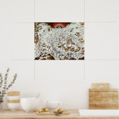  Noordpool Oud Antiek Kaart Wereld Poster (Keuken)