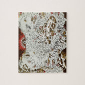  Noordpool - Oude Antiek Kaart Wereld Legpuzzel (Verticaal)