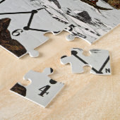  Noordpool - Oude Antiek Kaart Wereld Legpuzzel (Zijkant)