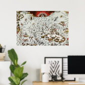  Noordpool - Oude Antiek Kaart Wereld Poster (Thuiskantoor)