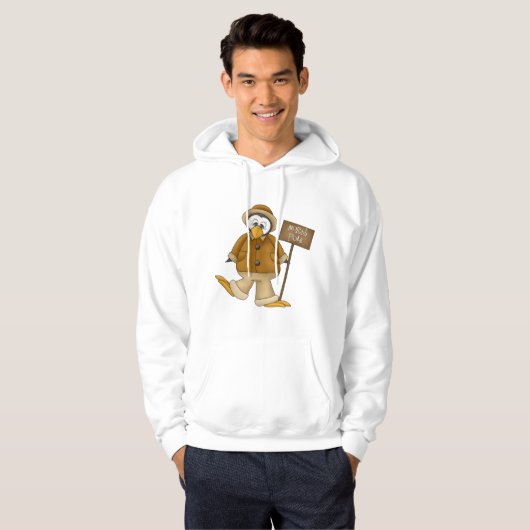 Noordpool Penguin Hoodie (Voorkant volledig)