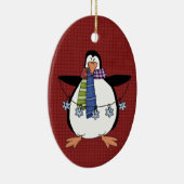 Noordpool Penguin keramische kerstversiering Keramisch Ornament (Rechts)