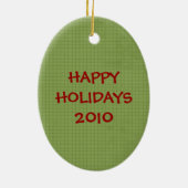 Noordpool Penguin keramische kerstversiering Keramisch Ornament (Achterkant)