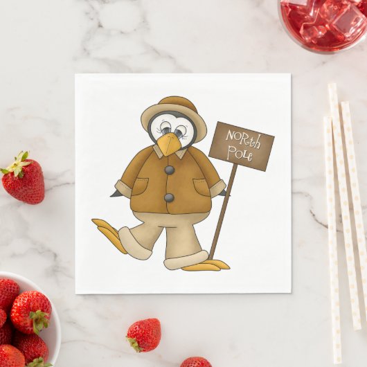 Noordpool Penguin Servet (Insitu)