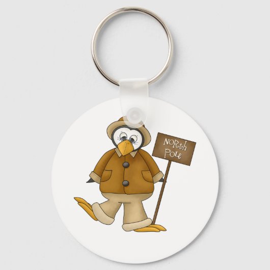 Noordpool Penguin Sleutelhanger (Voorkant)