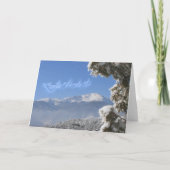 Noordpool, Pikes Peak, Colorado, Groeten Feestdagen Kaart (Achterkant)